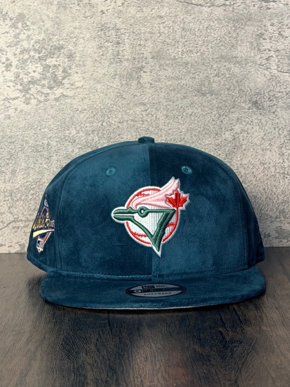 New Era MLB Toronto Blue Jays 9FIFTY Wool 1992 World Series Side Patch Hat NWT